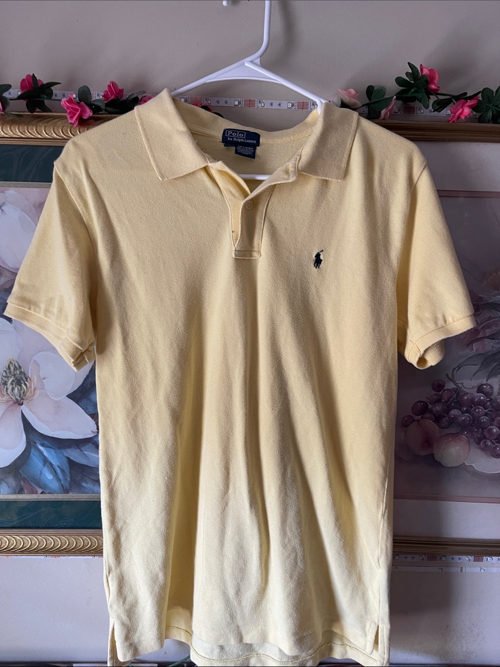 Polo by Ralph Lauren Pale Yellow Short-Sleeve Polo